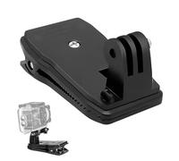 Soporte giratorio de 360° para mochila y hombro para GoPro Hero 13/12/11/10/9/8/7/6/Mini, compatible con Insta360 X4 X3, DJI Osmo Action 4/3, soporte de abrazadera de liberación rápida, accesorios de