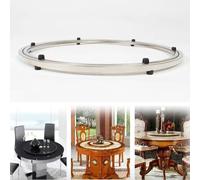 Soporte Giratorio de Acero de Alta Resistencia con Base Redonda de Suave rotación, Disponible en Modelos de 24, 32 y 40 Pulgadas. Ideal para exhibir Productos en Soportes de TV giratorios o