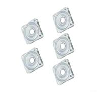 Soporte giratorio de exhibición de pastel de 360 grados con base recubierta de zinc resistente accesorios organizadores de maquillaje (2 pulgadas 48 x 48 mm)