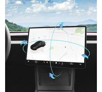 Soporte giratorio de pantalla para Tesla Model Y Juniper 2026 2025 & Model 3 Highland 2025 2024 Izquierda/Derecha 30° Arriba/Abajo 15° Rotación en cuatro direcciones Aleación de aluminio Soporte