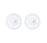 Soporte giratorio for fregona y almohadilla for fregona Original, Compatible con Ecovacs Deebot X2 OMNI / X2 Combo / X2 Combo completo Robot aspirador piezas(2PCS White)