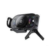 Soporte giratorio inalámbrico de 15 W para cargador para Z Fold 7/6/5 y Z Flip 7/6/5, soporte de teléfono ajustable con carga rápida y puerto tipo
