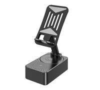 Soporte giratorio inteligente para teléfono móvil con Bluetooth, soporte plegable con altavoz