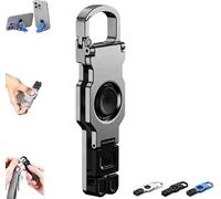 Soporte giratorio magnético de doble cara, rotación de 360°, soporte magnético 2 en 1 para teléfono, se pliega en el bolsillo, accesorio de fuerte adherencia para aliviar el estrés para gimnasio