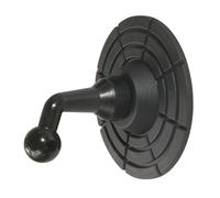 Soporte giratorio para coche con ángulos ajustables, base de ventosa para teléfonos y cámaras deportivas de 17 mm, adaptadores de coche