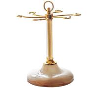 Soporte giratorio para copas de vino con 6 ganchos, soporte de secado de 29 x 29 x 38 cm