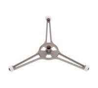Soporte Giratorio para Microondas Anillo y Ruedas Marrón | Accesorios Microondas, Plástico de 16mm, Reemplazo sin Herramientas, Estable para Plato y Bandeja