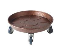 Soporte giratorio para plantas - de plantas de metal, macetas de jardín con base de rueda para macetas | Transferencia de maceta base de rodillo para plantas, para macetas con ruo