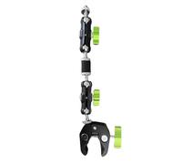 Soporte giratorio resistente con rosca de 1/4 pulgadas para motocicleta, accesorios de cámara de acción, multifuncional, abrazadera de trípode para teléfono