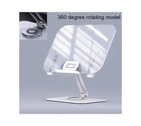 (Soporte giratorio) Soporte para portátil Soporte de aluminio regulable para rotación de panel de 360