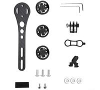 Soporte GPS ajustable para bicicleta Bryton y Wahoo ajustable | Fibra de carbono real, ultraligera de 13,5 g, sin óxido, se adapta a garmin, esencial para ciclismo de carretera
