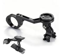 Soporte GPS Bicicleta, Material de Aleación de Aluminio, Soporte para Garmin y Bryton Edge, Soporte Manillar Bicicleta MTB Compatible con GoPro, Luces y Ordenador para Bicicleta(Manillares de 20-40mm)