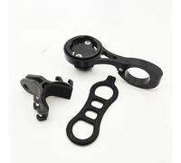 Soporte GPS estable para bicicleta de 22,2 mm con abrazadera ligera | Diseño ligero, conducción estable, banda de goma incluida, compatible con wahoo, acabado negro (C)