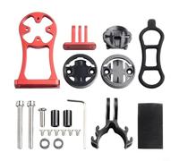 Soporte GPS para bicicleta compatible con Garmin y Bryton Solución de montaje de vástago fiable en aleación de aluminio (negro)