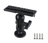 Soporte GPS para buscador de peces y sonar, montaje de rotación de 360 grados con nailon de alta resistencia y acero inoxidable, para ajuste universal para barcos de yates marinos