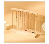 Soporte grande, bonito y práctico for colgantes, organizador de collares, marco joyería sólido doble cara, for el hogar(12 Hook)