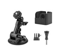 Soporte grande con ventosa de 83 mm para 3 cámaras de acción, accesorios de montaje en parabrisas, soporte para parabrisas de coche
