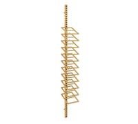 Soporte grande de pared para azulejos y madera, estante comercial de 11 niveles para muestras, moderno estante colgante para el hogar y escaparates minoristas