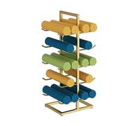 Soporte Grande para esterillas de Yoga - Soporte para esterillas y Rodillos de Espuma - Estante Organizador para Gimnasio en casa - Estante para Equipos de Ejercicio Que Ahorra ESP