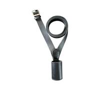 Soporte grande para mástil de bandera con cinturón cruzado de cuero, correa de hombro de 60 pulgadas, pancarta estilo desfile militar, portador de bandera, colores blanco, negro, marrón, unisex para