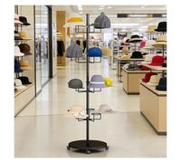 Soporte grande para sombreros, organizador de gorras de pie resistente con 6 capas con capacidad para hasta 40 sombreros, para armario del hogar y tienda minorista
