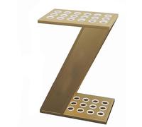 Soporte grande para tacos de billar y caña de pescar, soporte de almacenamiento para interiores, bar, sala de juegos, hogar y escuela, elegante diseño dorado