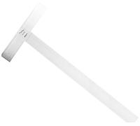 Soporte Graphoplex móvil cabeza 2 tee mancha bordes de 80 cm transparentes