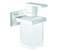 Soporte Grohe Allure Brilliant, con dosificador de jabón, cromo/blanco, 40894000