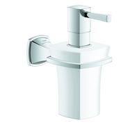 Soporte Grohe Grandera, con dosificador de jabón cerámico, 40910000, Color: cromado