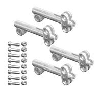 Soporte Guardabarros Rueda Trasera 4 Piezas Conector Universal Ajustable