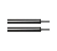 soporte hidráulico amortiguador 2 Uds Trasero Abierto Con Amortiguador Resorte Maletero Resortes De Gas Soporte Elevación Para Ford Para Mustang Mk6 S550 Sin Alerón(BLACK CARBON FIBER)
