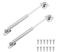 soporte hidráulico, Resorte de bisagra 2 piezas, bisagras cierre suave con resorte gas, soporte elevación puntal, neumático for puerta gabinete, for muebles armario cocina Hardwar(120N)