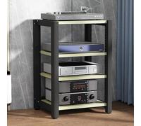 Soporte HiFi para TV y tocadiscos - Gabinete Multima de 2/3/4/5 niveles Ele y diseño resistente para sala de estar y estudio - Premium o Equint Sto