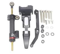 Soporte Horquilla Amortiguador Amortiguador Dirección Ajustable Motocicleta para Yamaha MT-09 MT 09 MT09 2015-2017 Kit Montaje Soporte Estabilizador Aleación CNC Estabilizador Abrazadera(Conjunto 17)