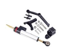 Soporte Horquilla Amortiguador Estabilizador Dirección Motocicleta para Ducati Monster 821 2014-2021 con Control Seguridad Ajustable Lineal Invertido Fabricado Estabilizador Abrazadera(Conjunto 2)