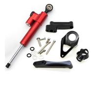 Soporte Horquilla Amortiguador Kit Soporte Amortiguador Dirección Estabilizador Motocicleta para Suzuki GSX1300R para Hayabusa 1300 1998-2019 Estabilizador Abrazadera(Conjunto 4)