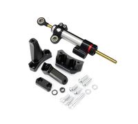 Soporte Horquilla Amortiguador Soporte Amortiguador Control Dirección para para Ninja 400 2018-2024 Kit Montaje Lineal Invertido Ajustable Estabilizador Abrazadera(Conjunto 2)