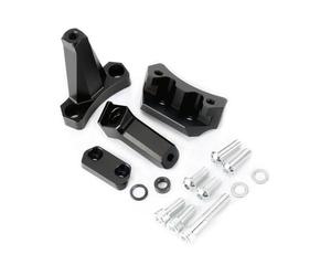 Soporte Horquilla Amortiguador Soporte Amortiguador Control Dirección para para Ninja 400 2018-2024 Kit Montaje Lineal Invertido Ajustable Estabilizador Abrazadera(Conjunto 1)