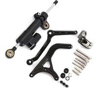 Soporte Horquilla Amortiguador Soporte Amortiguador Control Estabilizador Dirección para Ducati Multistrada V4 S Pikes Peak RS 2021-2024 Kit Montaje Lineal Estabilizador Abrazadera(Conjunto 8)