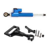 Soporte Horquilla Amortiguador Soporte Amortiguador Dirección Ajustable Motocicleta para para Z1000 para Z750 2003-2009 Kit Montaje Estabilizador Abrazadera(Conjunto 2)