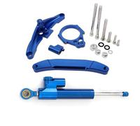 Soporte Horquilla Amortiguador Soporte Estabilizador Amortiguador Dirección Motocicleta para Yamaha FZ1 FZ1N para FAZER 2006-2015 Kit Montaje Aluminio CNC Estabilizador Abrazadera(Conjunto 18)