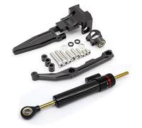 Soporte Horquilla Amortiguador Soporte Estabilizador Amortiguador Dirección Motocicleta para Yamaha Tracer 900 9GT 900GT 2016-2020 Kit Montaje Aluminio CNC Estabilizador Abrazadera(Conjunto 1)