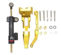 Soporte Horquilla Amortiguador Soporte Estabilizador Amortiguador Dirección Motocicleta para Yamaha MT-09 MT 09 MT09 Tracer 2015-2017 Kit Montaje Aluminio CNC Estabilizador Abrazadera(Conjunto 10)