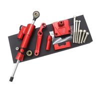 Soporte Horquilla Amortiguador Soporte Montaje Amortiguador Dirección Estabilizador Motocicleta para EX250R para Ninja 250 2008-2012 Kit Estabilizador Abrazadera(Conjunto 3)