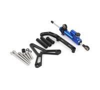 Soporte Horquilla Amortiguador Soporte Montaje Estabilizador Amortiguador Dirección CNC Motocicleta para Yamaha Tracer 9 2021 2022 2023 Kit Adaptador Estabilizador Abrazadera(Conjunto 5)