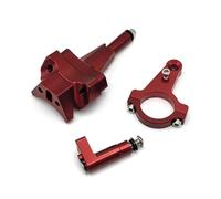 Soporte Horquilla Soporte Estabilizador Amortiguador Dirección CNC Motocicleta para para Ninja 400 para Ninja400 2018-2022 Kit Montaje Soporte De Montaje Amortiguador(Conjunto 6)