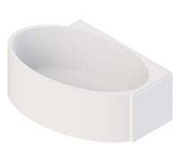 Soporte Illbruck Poresta para bañera ovalada Bette Pool I 6053, 161x102cm, derecha, 17053307