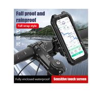 Soporte impermeable para moto móvil Soporte universal para bicicleta GPS giratorio 360 y ajustable para móvil