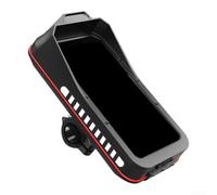 Soporte impermeable para teléfono celular de motocicleta con rotación de 360 grados y abrazaderas ajustables para todos los teléfonos inteligentes