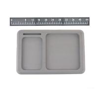 Soporte impermeable para teléfono de barco de EVA con regla de pescado y múltiples opciones de colocación para teléfonos y accesorios (juego de bandeja de regla de peces)